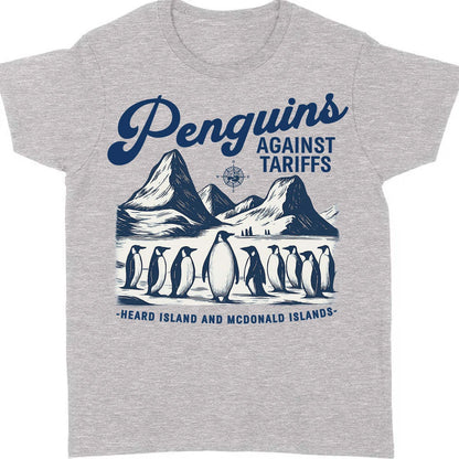 Penguins Against Tariffs Shirt – Funny 8647 Anti Trump Shirt, Resist Penguins Tariff Protest Bright T-Shirt, Anti MAGA Political Tee 682193