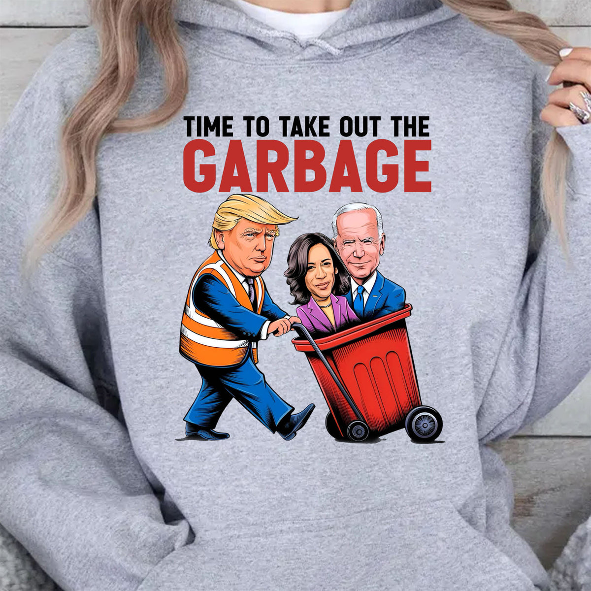 Time To Take Out The Garbage, Funny Trump Garbage, Republican Trump MAGA Shirt T1695 - GOP