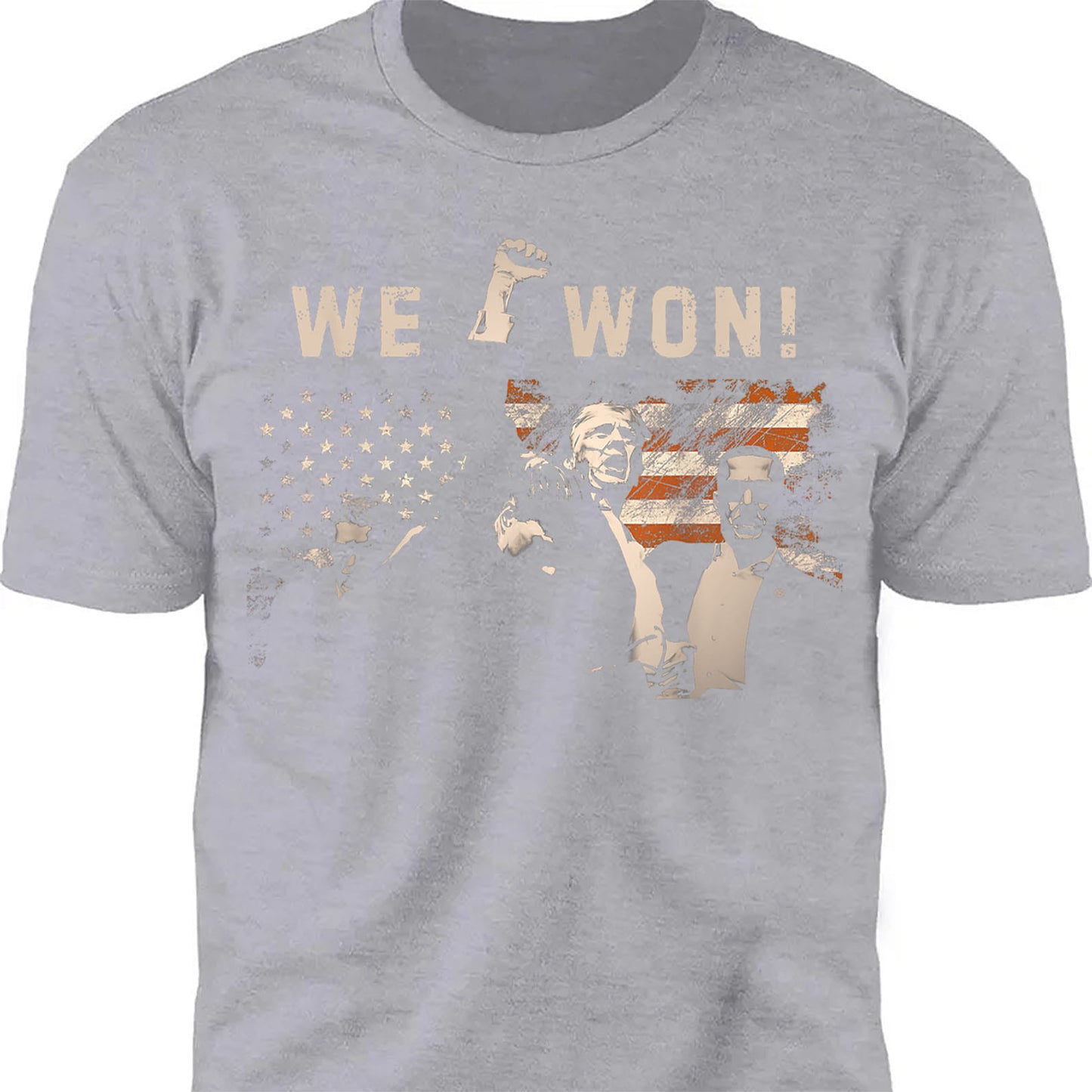 Trump We Won, Wins Inauguration 47 Shirt, US President 2025 Election Shirt Dark T1699 - GOP