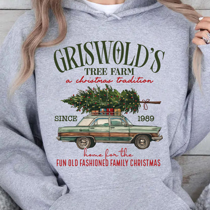 Griswold Christmas Tree Farm Shirt, Christmas Vacation Sweater, Retro Family Christmas Sweatshirt T1651