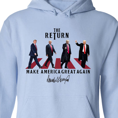 The Return MAGA Shirt | Donald Trump Homage Shirt | Donald Trump Fan Tees C898 Bright - GOP