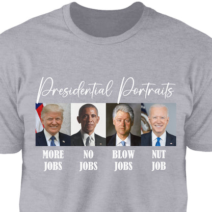 Presidential Portraits Shirt | Donald Trump Homage Shirt | Donald Trump Fan Tees C920 - GOP