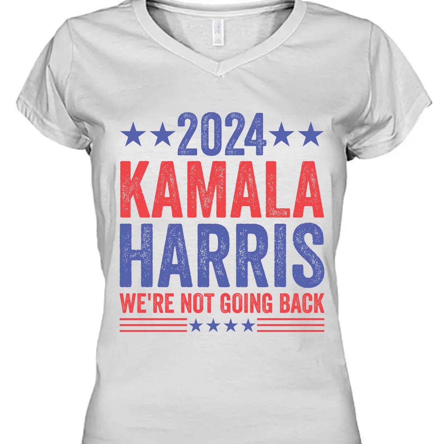 Kamala Harris We're Not Going Back Shirt | Kamala Harris 2024 Shirt | Democrat Shirt Bright T1451 - KH2