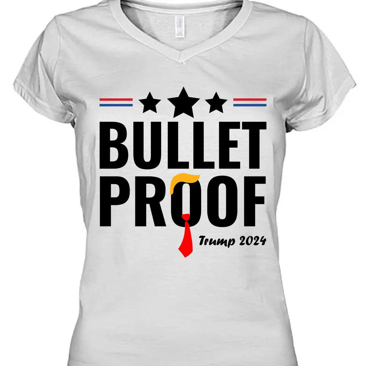 Bullet Proof | Trump Fight 2024 Shirt | Trump Supporters Shirt Bright T1127- GOP
