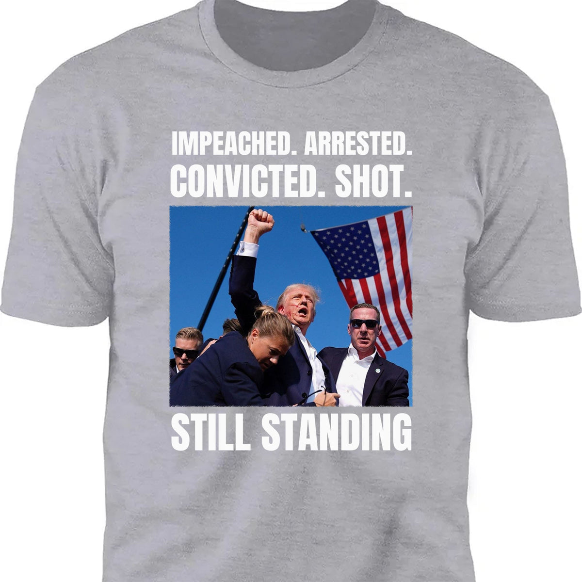 Trump Still Standing | Trump Fight 2024 Shirt Pennsylvania Rally | Donald Trump Shirt Dark T1160 - GOP