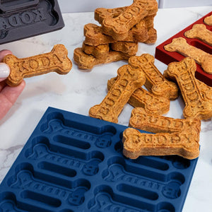 Custom Bake Treats Dog Name, Custom Bone Shaped Treat Mold, Personalized Dog Biscuit Silicone Bakeware, Dog Lover Gift 683911