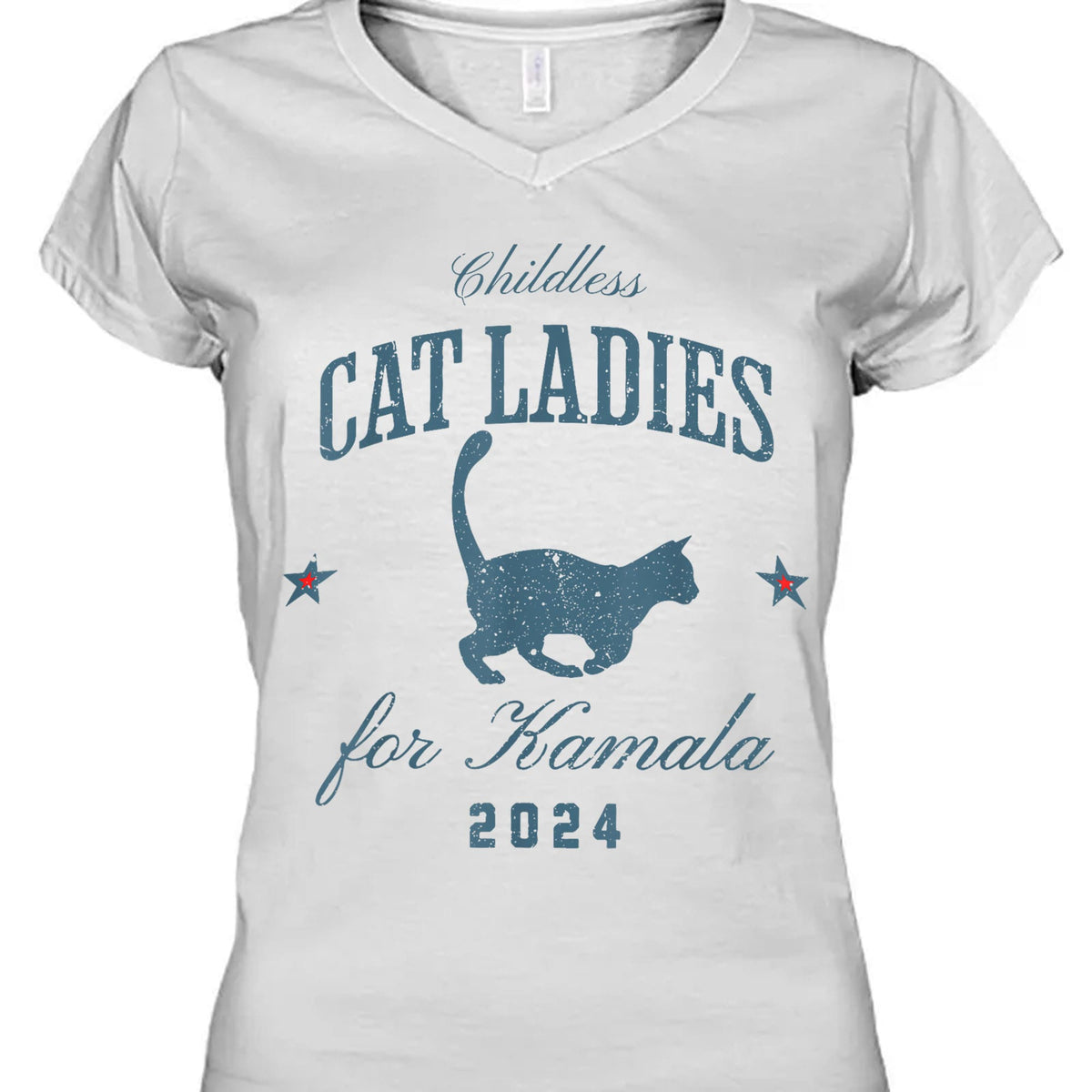Childless Cat Ladies For Kamala Shirt | Kamala Harris 2024 Shirt | Democrat Shirt Bright T1236 - KH2