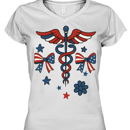 Nurse 4th Of July Shirt | American Nurse T-Shirt | Nurse Life Shirt | Independence Day Tee 682308