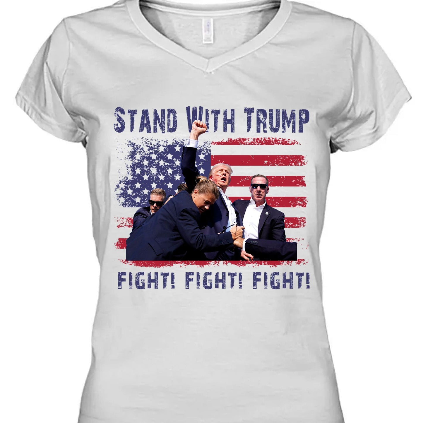 Stand With Trump | Trump Fight 2024 Shirt Pennsylvania Rally | Donald Trump Shirt Bright T1153 - GOP