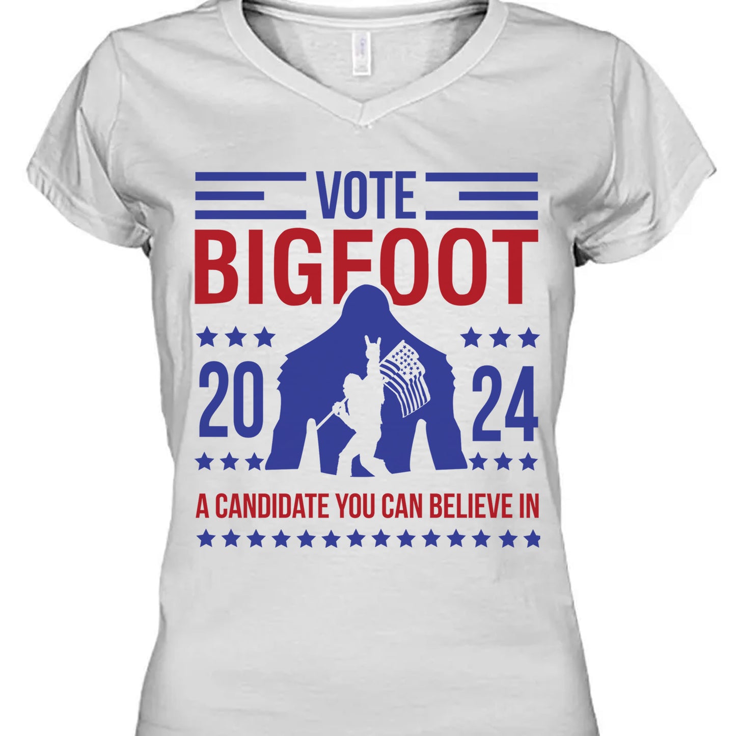 Vote Bigfoot Shirt | Funny Bigfoot for President Shirt | Funny 2024 Election Shirt | Funny Sasquatch Shirt | Bigfoot Lover Shirt | Bigfoot 2024 - T1037 - GOP