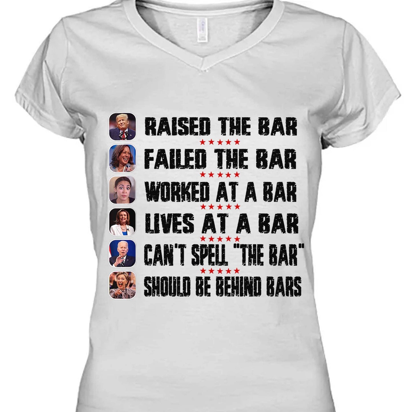 Trump Raised The Bar Harris Failed The Bar T-Shirt | Trump 2024 Shirt | Trump Supporters Shirt Bright T1213 - GOP