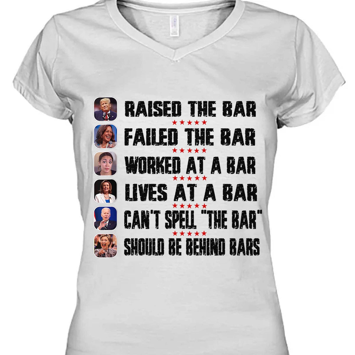 Trump Raised The Bar Harris Failed The Bar T-Shirt | Trump 2024 Shirt | Trump Supporters Shirt Bright T1213 - GOP