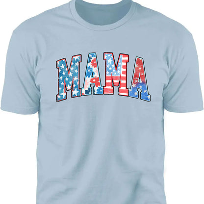 American Mama Shirt | 4th Of July T-Shirt | Patriotic Tee | Gift For Mother | Independence Shirt 682313