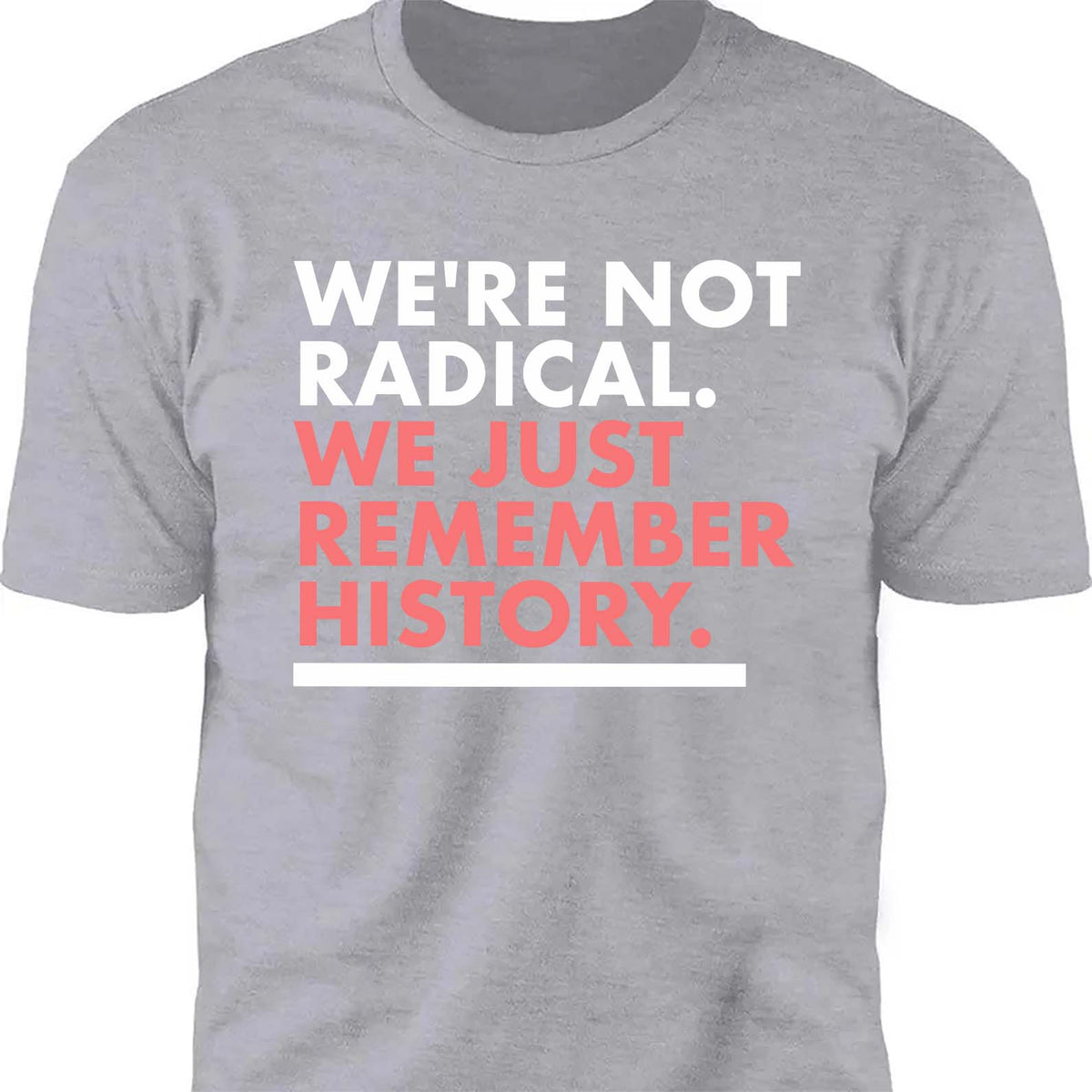 We're Not Radical We Just Remember History Shirt – Dark Shirt 8647 Anti Trump, Anti MAGA Political Shirt, Political Protest Tee 682176