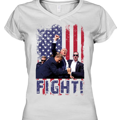Trump Fight 2024 Shirt | Trump 2024 Pennsylvania Rally | Trump Supporters Shirt Bright T1128 - GOP