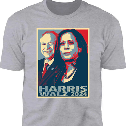 Kamala Harris Tim Walz Shirt, Harris Walz Shirt, Kamala Harris 2024 Shirt, Democrat Shirt Dark T1373 - KH2