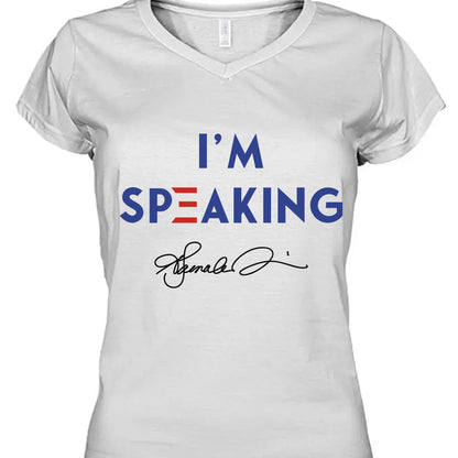 I'm Speaking Shirt | Kamala Harris 2024 Shirt | Kamala Harris Signature Shirt | Democrat Shirt Bright T1040 - KH2