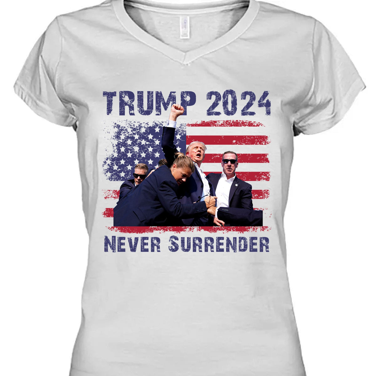 Never Surrender | Trump Fight 2024 Shirt Pennsylvania Rally | Donald Trump Shirt Bright T1155 - GOP
