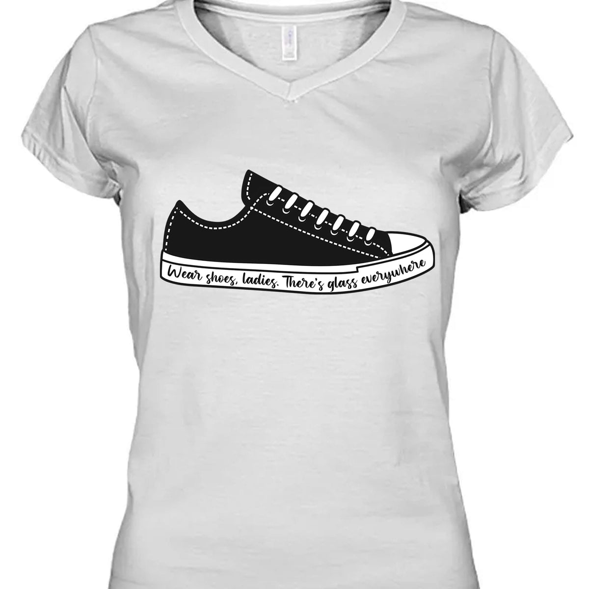 Wear Shoes Ladies There's Everywhere Shirt | Kamala Harris 2024 Shirt | Democrat Shirt Bright T1561 - KH2