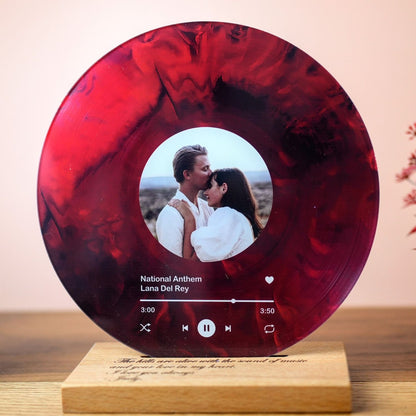 Custom Vinyl Record With Photo | Personalized Song Plaque | Gift For Dad | Anniversary Gift For Him 683931