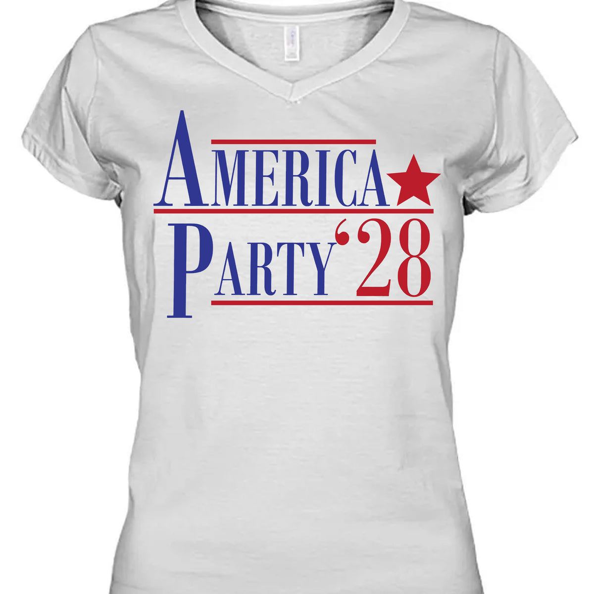 America Party 2028 Shirt | Elon Musk New Anti Trump Anti MAGA Anti Democrat Shirt | Political Funny Satire USA T-Shirt 682584