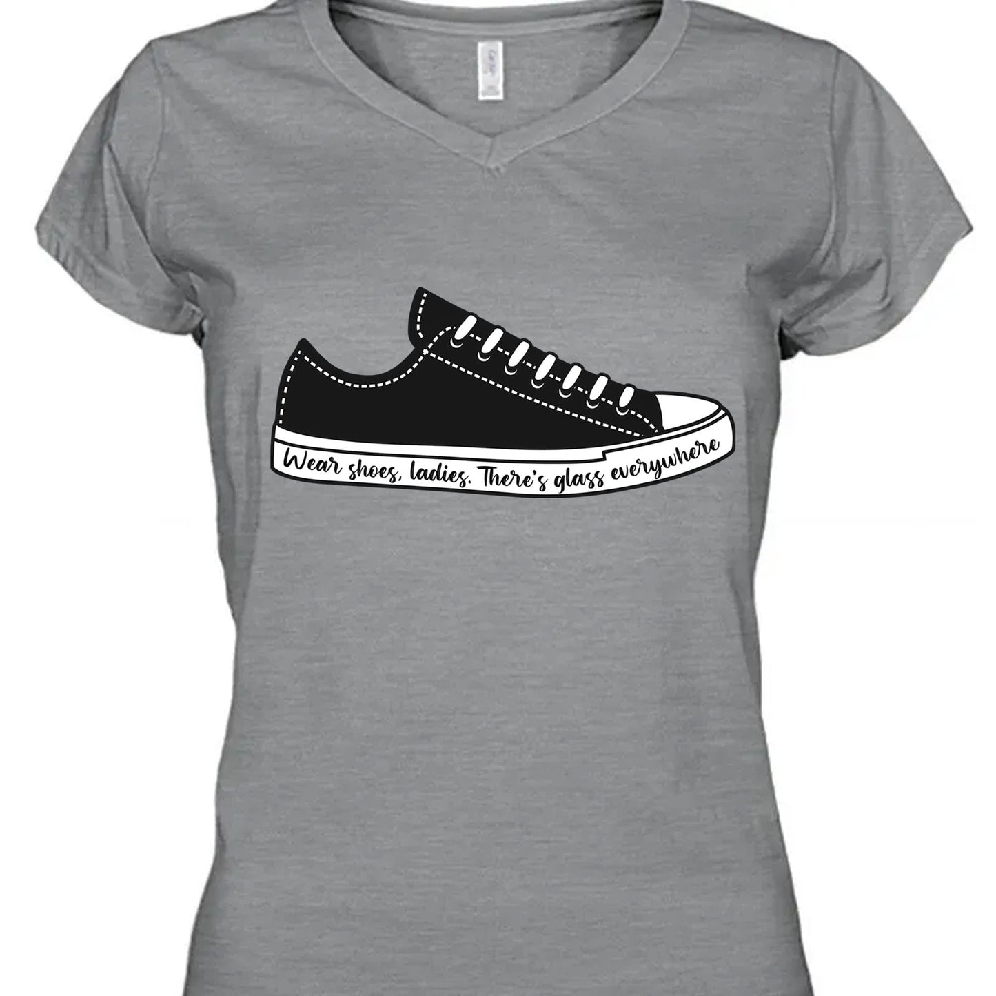 Wear Shoes Ladies There's Everywhere Shirt | Kamala Harris 2024 Shirt | Democrat Shirt Bright T1561 - KH2