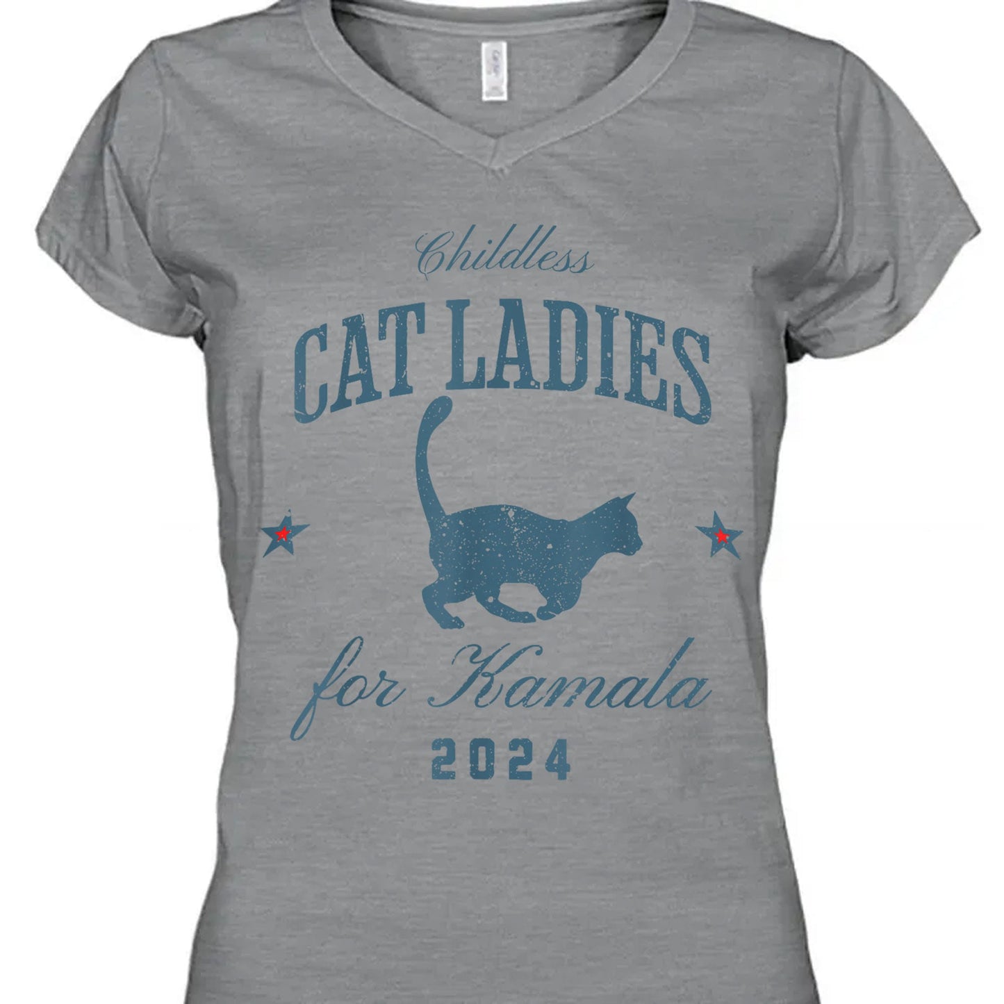 Childless Cat Ladies For Kamala Shirt | Kamala Harris 2024 Shirt | Democrat Shirt Bright T1236 - KH2