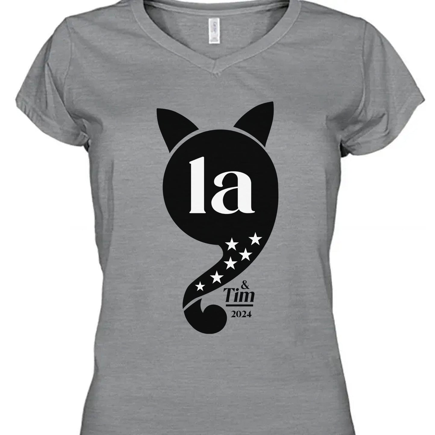 Kamala Harris Cat Comma Shirt | Kamala Harris 2024 Shirt | Democrat Shirt Bright T1457 - KH2