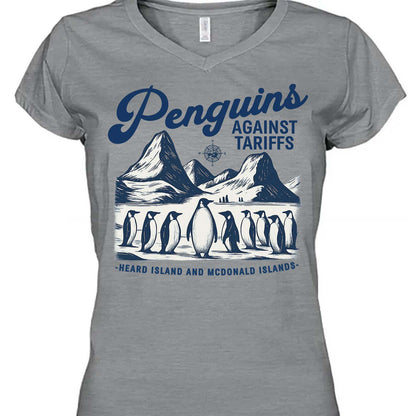 Penguins Against Tariffs Shirt – Funny 8647 Anti Trump Shirt, Resist Penguins Tariff Protest Bright T-Shirt, Anti MAGA Political Tee 682193