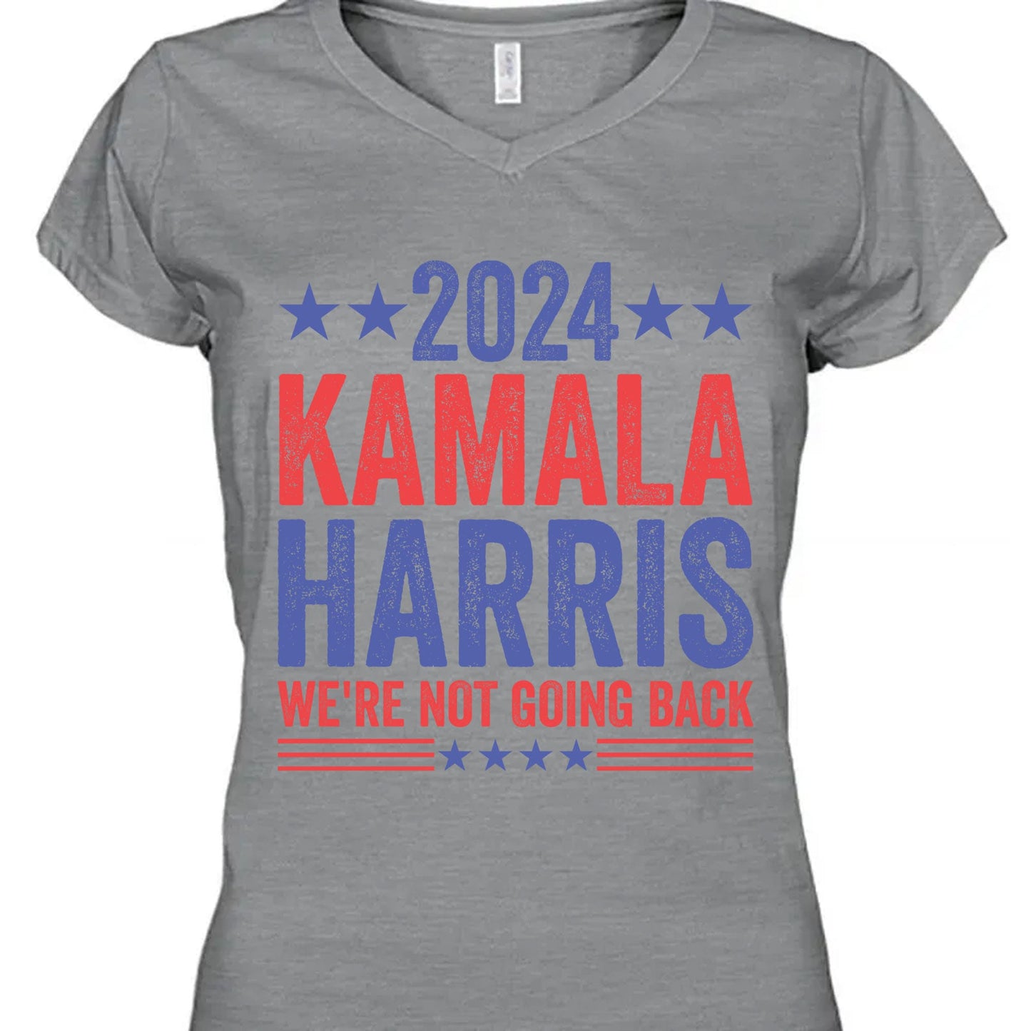 Kamala Harris We're Not Going Back Shirt | Kamala Harris 2024 Shirt | Democrat Shirt Bright T1451 - KH2