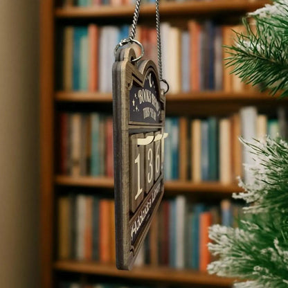 Vintage Book Tracker Sign, Personalized Reading Tracker, Library Decor, Book Lover Gift, Books Read This Year Counter, Reading Lover Gift