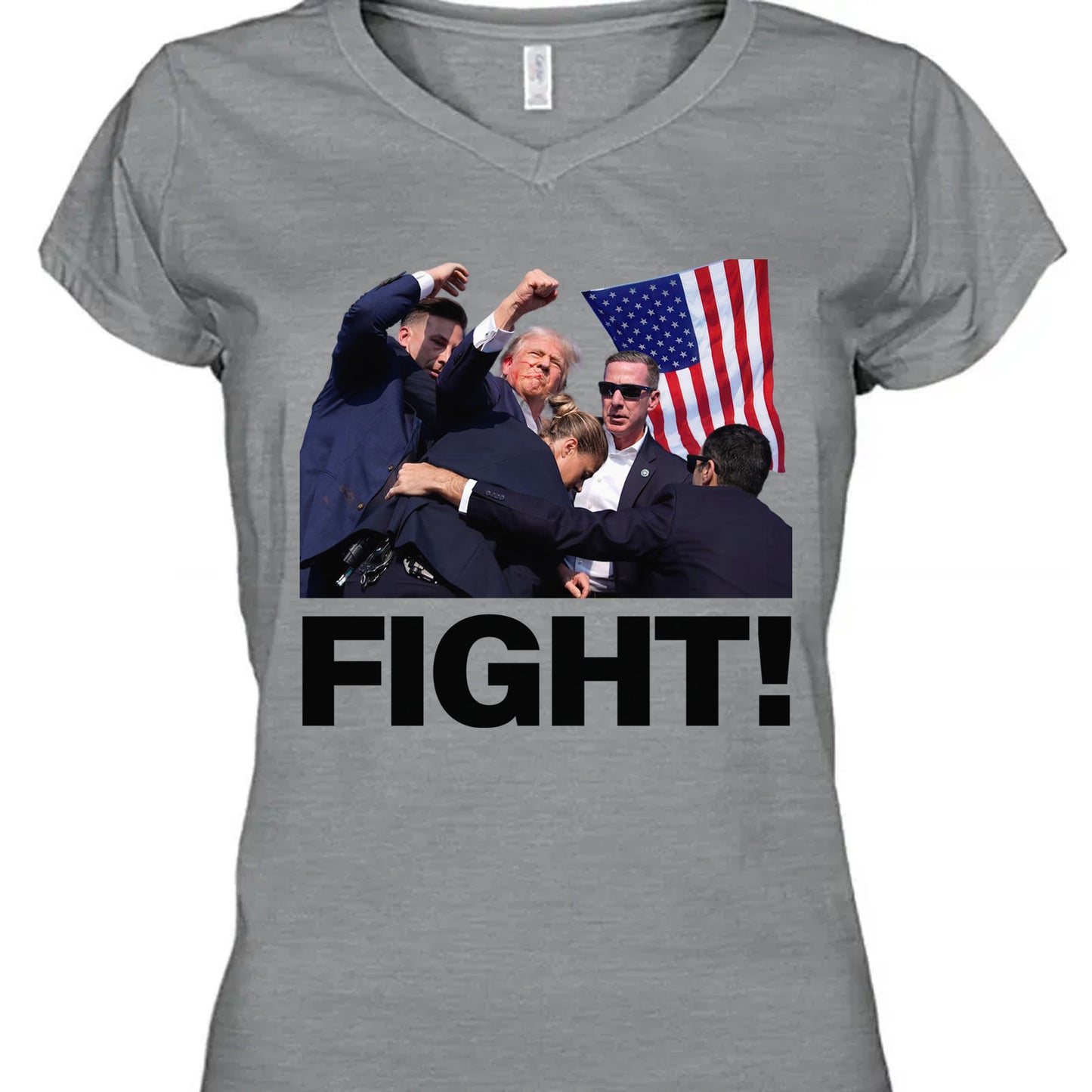 Fight | Trump Fight Shirt | Donald Trump Shirt Bright T1124- GOP