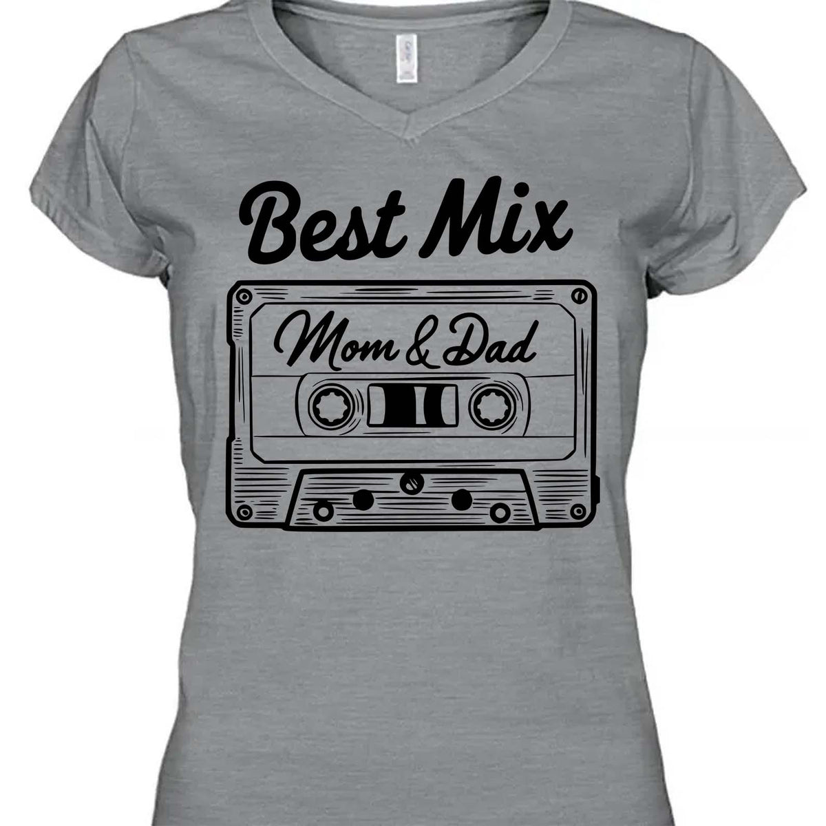 Best Mix of Mom and Dad – Funny Family T-Shirt | Funny Shirt for Parents, Family Matching Outfit |  Mother's Day, Father's Day Gift 682271