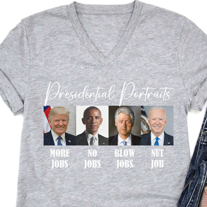Presidential Portraits Shirt | Donald Trump Homage Shirt | Donald Trump Fan Tees C920 - GOP