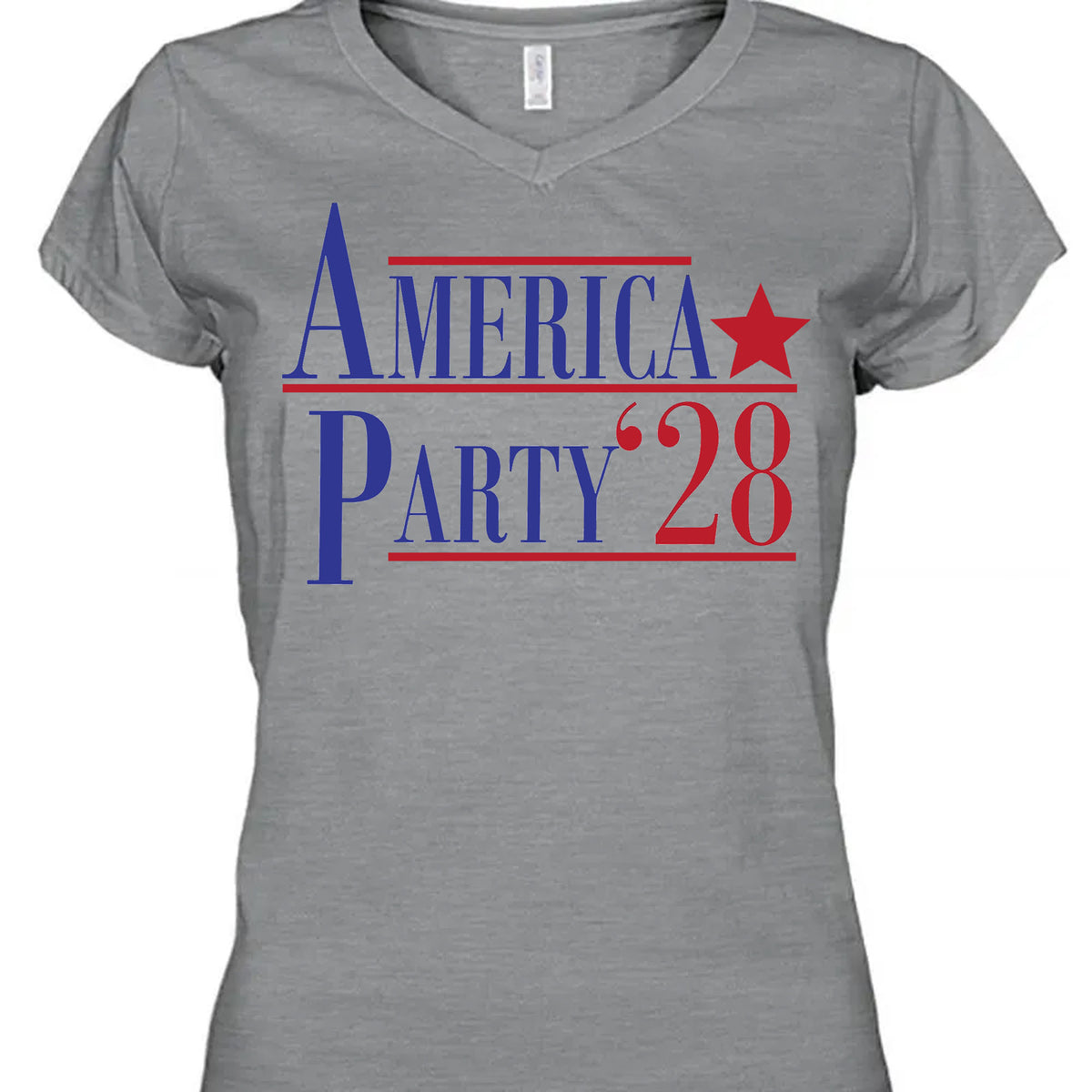 America Party 2028 Shirt | Elon Musk New Anti Trump Anti MAGA Anti Democrat Shirt | Political Funny Satire USA T-Shirt 682584