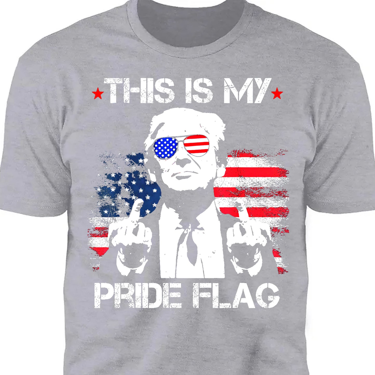 This Is My Pride Flag Trump Shirt | Happy 250th Birthday USA | Patriotic 4th Of July Tee | America 250th Anniversary | Independence Day Shirt 682574