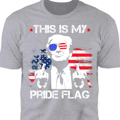 This Is My Pride Flag Trump Shirt | Happy 250th Birthday USA | Patriotic 4th Of July Tee | America 250th Anniversary | Independence Day Shirt 682574