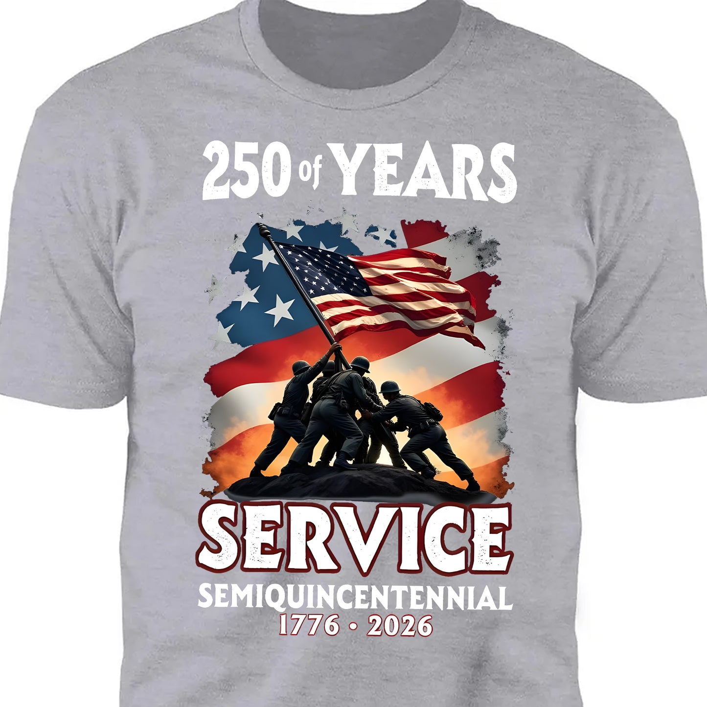250 Years Of Service Semiquincentennial Shirt | Happy 250th Birthday USA | Patriotic 4th Of July Tee | America 250th Anniversary | Independence Day Shirt 682491
