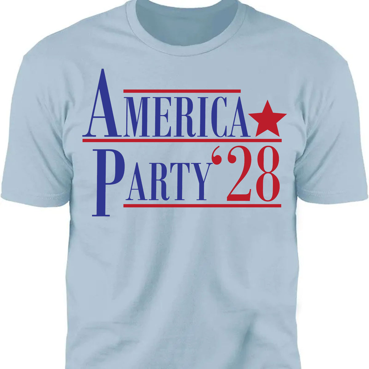 America Party 2028 Shirt | Elon Musk New Anti Trump Anti MAGA Anti Democrat Shirt | Political Funny Satire USA T-Shirt 682584