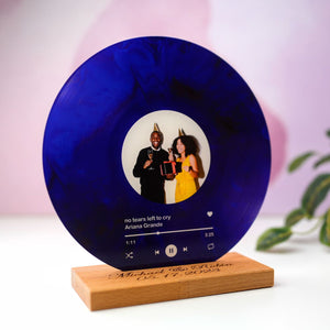 Custom Vinyl Record With Photo | Personalized Song Plaque | Gift For Dad | Anniversary Gift For Him 683931