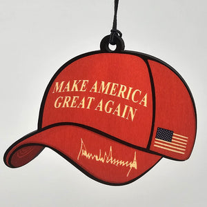 Make America Great Again 2024 Acrylic Ornament, Trump Ornament Gift, Trump 45 47 President Ornament, Trump Won Ornament M1785 - GOP - WFD