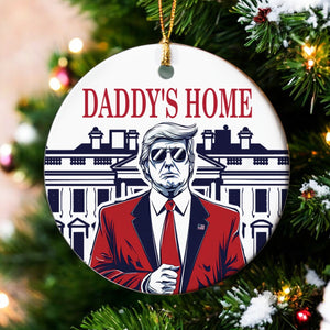 Funny Trump Daddy Ornament, Trump 2024 Gifts, Election 2024 Ornament, Funny Trump Ornament M1798 - GOP - WFD