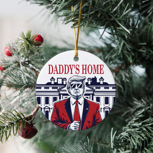 Funny Trump Daddy Ornament, Trump 2024 Gifts, Election 2024 Ornament, Funny Trump Ornament M1798 - GOP - WFD