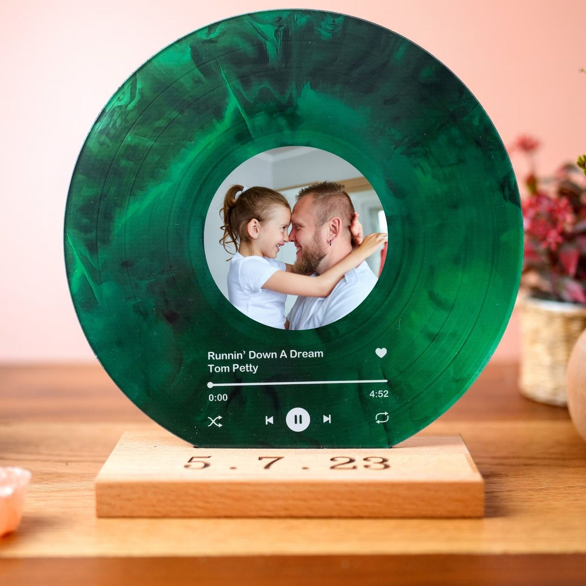 Custom Vinyl Record With Photo | Personalized Song Plaque | Gift For Dad | Anniversary Gift For Him 683931