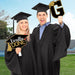 11 Pcs Graduation Yard Sign Decorations Congrats Graduation Lawn Signs 2024 Grad Yard Signs with 23 Stakes for Outdoor Grad Party(Black and Gold, Simple Style)