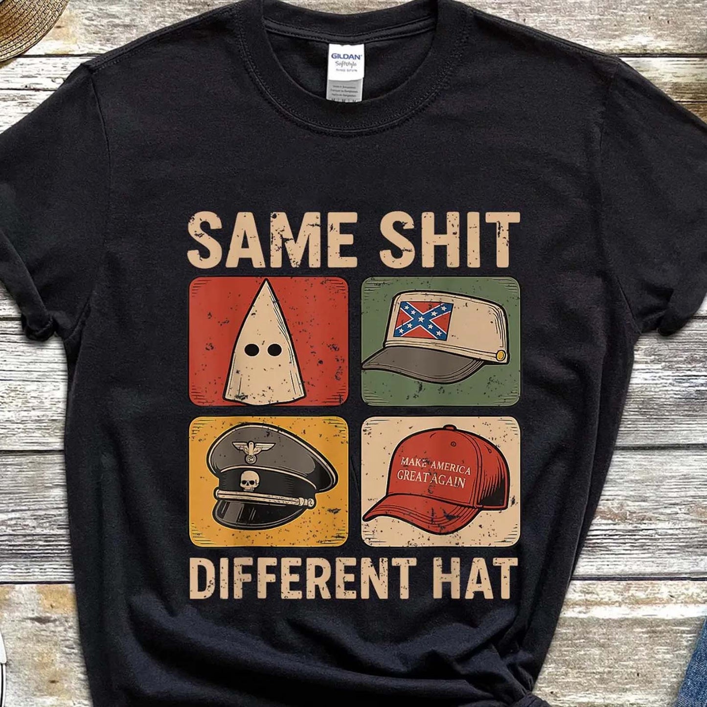 Same Shit Different Hat Anti-Trump Shirt | Democracy Shirt | Protest Shirt 683354