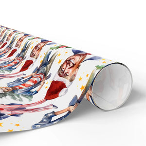 President Donald Wrapping Paper, President Gift Wrap for Christmas, President Unique Holiday Wrapping Paper M1827 - GOP