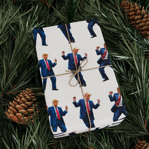 Trump Christmas Wrapping Paper, Trump Christmas Wrapping Paper, Make Christmas Great Again Wrapping Paper, MAGA Gift Wrap, Republican Gift M1828 - GOP