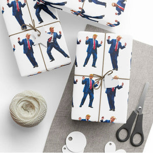 Trump Christmas Wrapping Paper, Trump Christmas Wrapping Paper, Make Christmas Great Again Wrapping Paper, MAGA Gift Wrap, Republican Gift M1828 - GOP