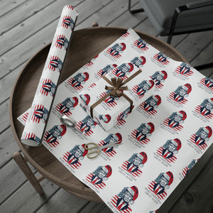 Trump Make Christmas Great Again Wrapping Paper, Trump Christmas Gift Wrap Paper, Republican Wrapping Paper, Trump Santa Wrapping Paper M1834 - GOP - WFD